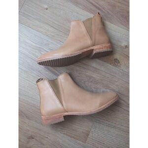 Nisolo Everyday Chelsea Leather Ankle Boots Tan Nude Beige Almond $228